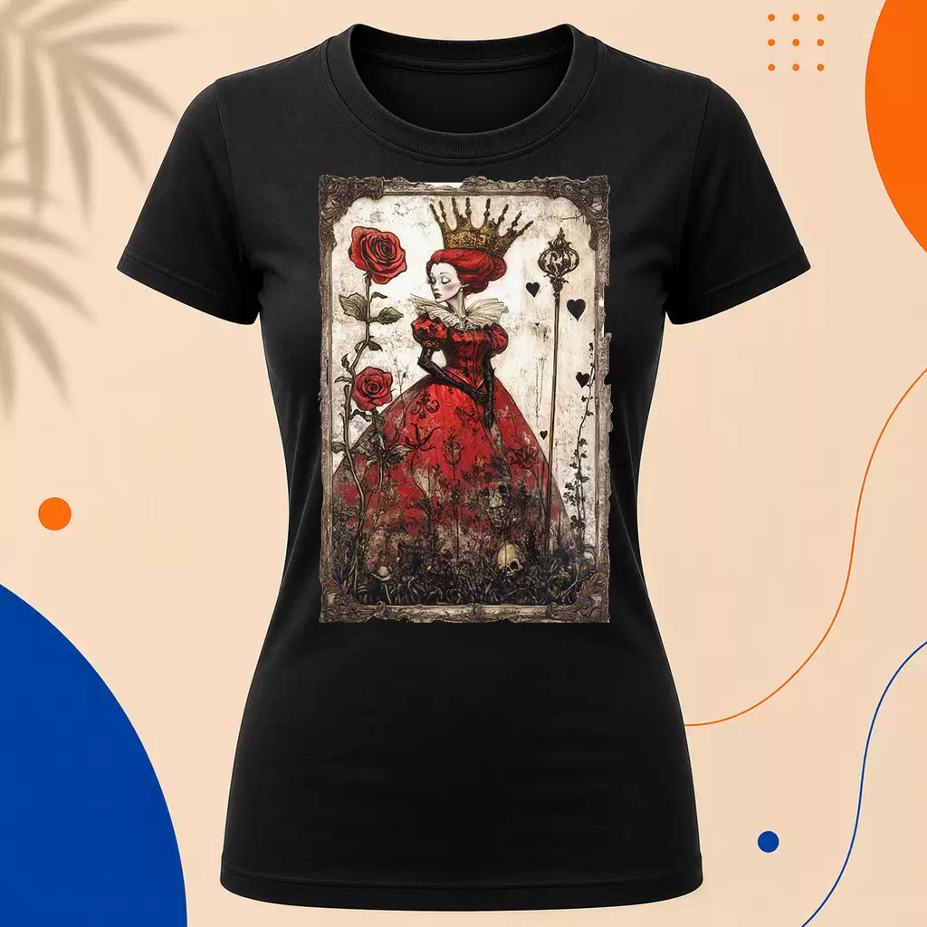 Dámské tričko - Červená vládne – Red Reigns